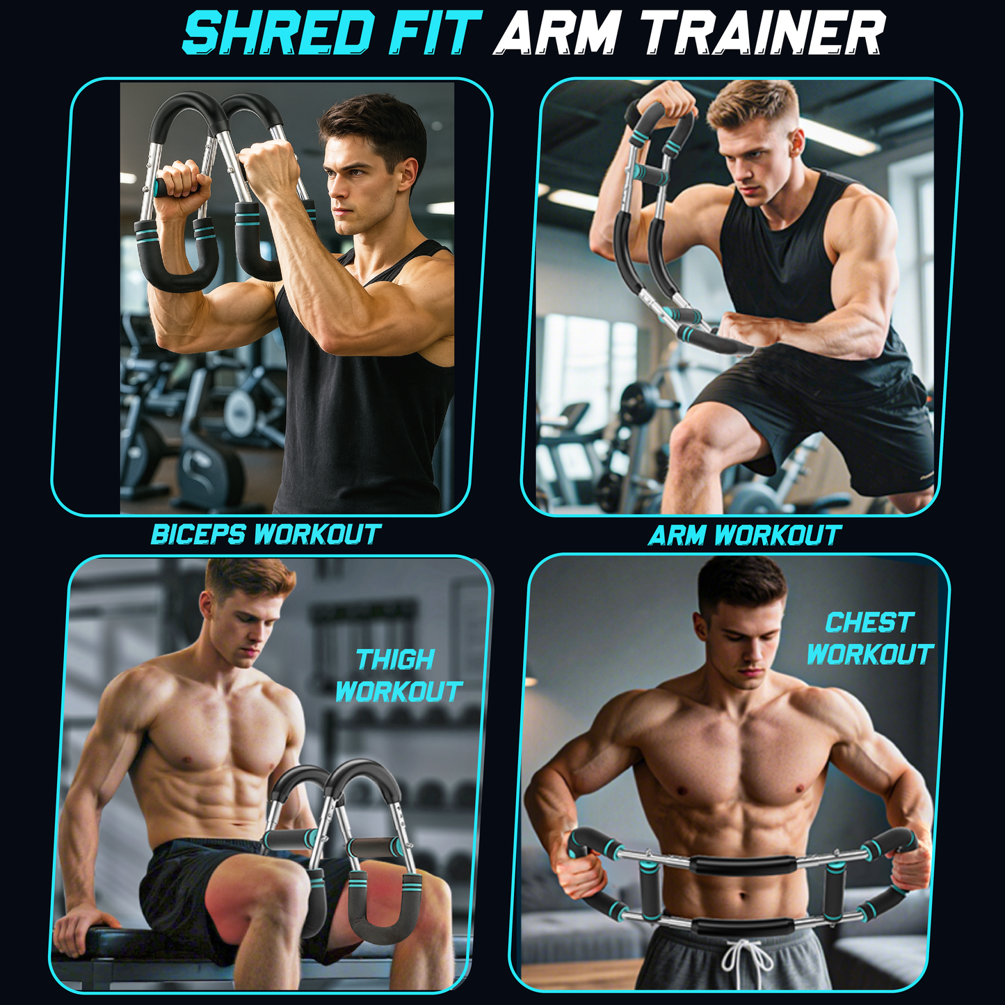 Twister Arm Trainer – Adjustable Forearm Strengthener – 40-90 lbs